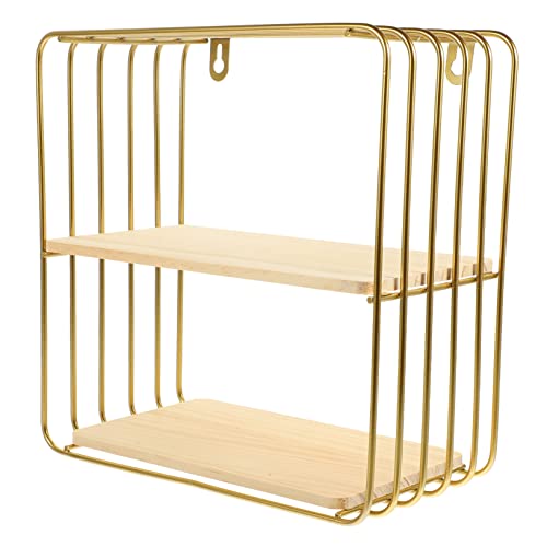 HOOTNEE Double Nail Toilet Rack Elegant Bathroom Storage Stand Organizer for Cosmetics and Essentials Strong Load Bearing Design for Bathroom and Kitchen Use