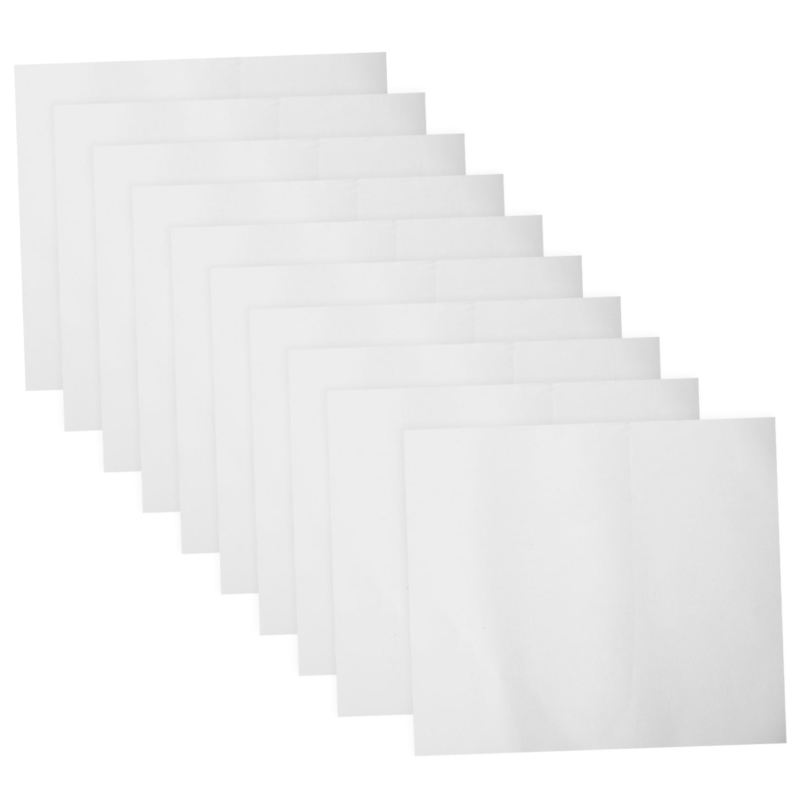 Lienzos de pintura al óleo para principiantes, 10 texturas de algodón blanco listas para pintar