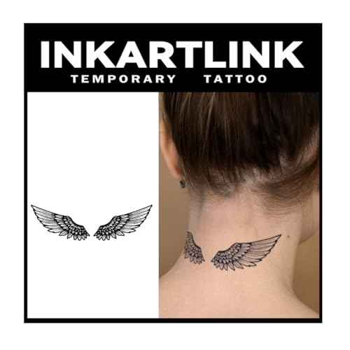INKARTLINK 2 Sheets Medium Semi Permanent Tattoos, temporary tattoos, adult