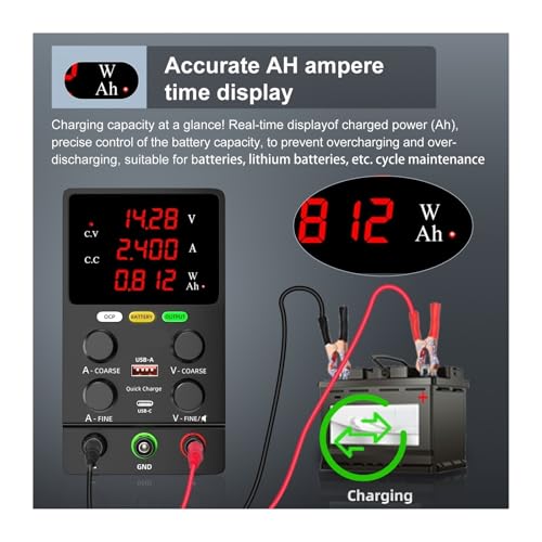 Alimentation CC réglable 15V 30A R-SPS1530C avec sorties USB
