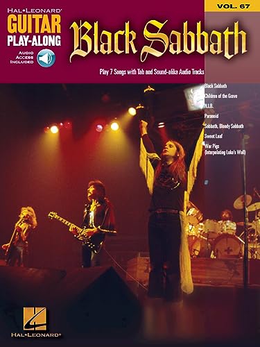 Black Sabbath Guitar Play-Along Volume 67 Songbook