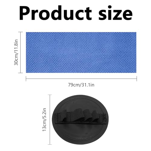 3 Pcs African Net Long Bath Net Sponge, Wash Cloth Body Exfoliating, Shower Body Scrubber Net for Women Men Body Washing Accessories - Image 3