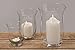 Produktbild Windlicht, Kerzenglas 3er-Set aus Glas, rund, Verschiedene Größen, Höhe ca. 11 cm, 15 cm, und 20 cm