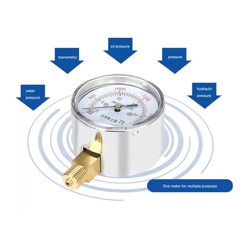 Manomètre kilopascal YE-60 capsule pression hydraulique 0-40kpa - 4
