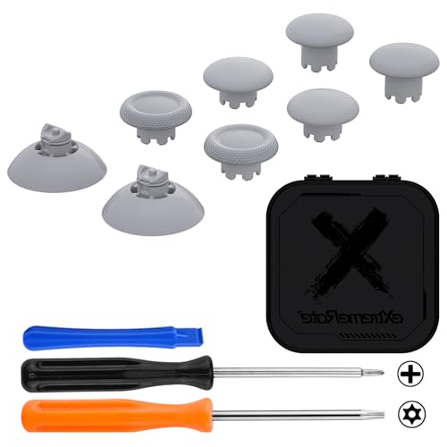 eXtremeRate xbox�R�A�R���g���[���[�ɑΉ��pEDGE�����T���X�e�B�b�N�Axbox one S/X�Axbox elite V1�A�j���e���h�[�X�C�b�` �v���R���g���[���[�p�����ł��A�i���O�X�e�B�b�N�W���C�X�e�B�b�N�y�O���[�z