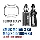 vaportown Ersatzglas kompatibel mit Smok T Air Verdampfer Glas Bulb Pyrex Ersatz für Smoktech T-Air Bubble Glass Tank (2 Stück)