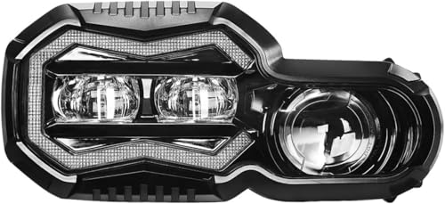Phare avant de moto pour explorer la nuit en BMW F700GS et F800GS ADV