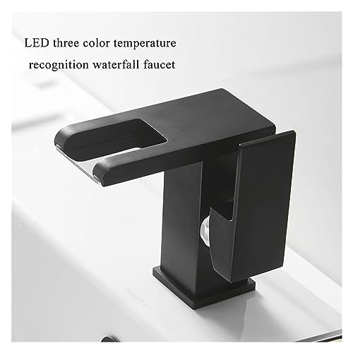 Grifo de lavabo elegante CXYWBD con acabado cromado brillante y flujo hidroeléctrico autónomo 4