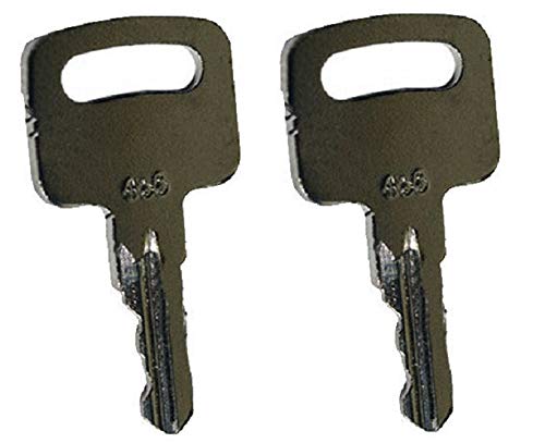 2 Genie Lifts Ignition Keys for Bobcat, Genie, Skyjack, Snorkel, Upright, Terex, Part Number RONIS 455