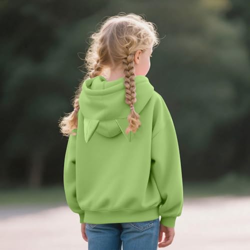 Cute Cat Ears Hoodies for Teen Girls Trendy Zip up Sweatshirt Casual Aesthetic Preppy Clothes Fall Winter Jacket 20253