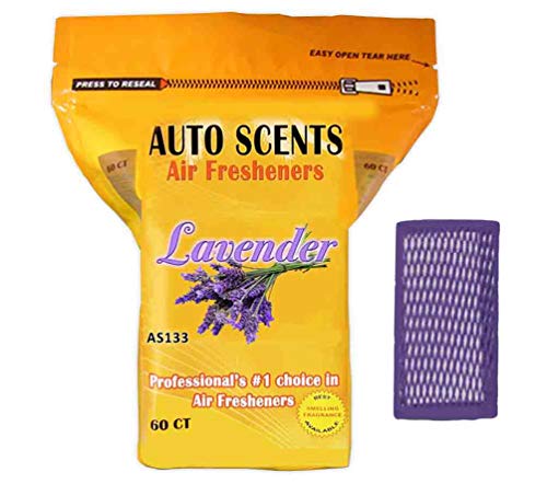 Professional Air Freshener Pads - Remove the Worst Smells with These Heavy Duty Pads (60 Pads per Pack) (Lavender)