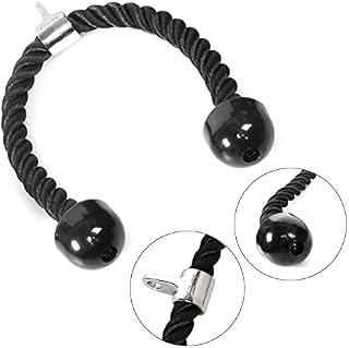 CCLIFE Trizepsseil Tau Nylon 70/85/100cm Bizeps Trizeps Seil Seilzug Fitness Kabelzuggriff Doppelgriff für Workout am Seilzug Kabelzug Kraftturm