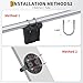 Portable Tank with Locking Mounting Upgraded Bracket Mounting 20L Fits for Car Motorcycle SUV ATV UTV/u Bolt for 1