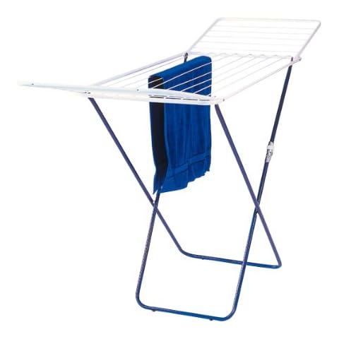 Axentia 251555 Flügelwäschetrockner, Pulverbeschichtet Stahlrohr, Farbig Sortiert, 180 x 55 x 92 cm Cover
