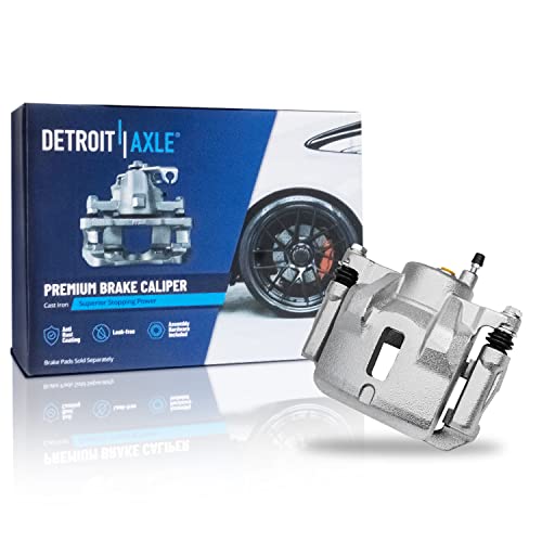Image of Detroit Axle - Front Disc Brake Rotors Driver Side Brake Caliper