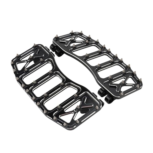 Repose-pieds larges pour pédales de conducteur moto Touring Road King Softail Dyna FLD 86-2023