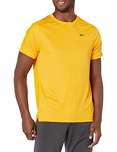 T-shirt Reebok sport homme coloris or idéal pour la salle et le running