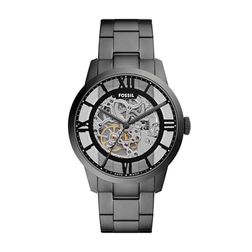 Fossil Townsman Montre Automatique en Acier Inoxydable pour Homme, Gris