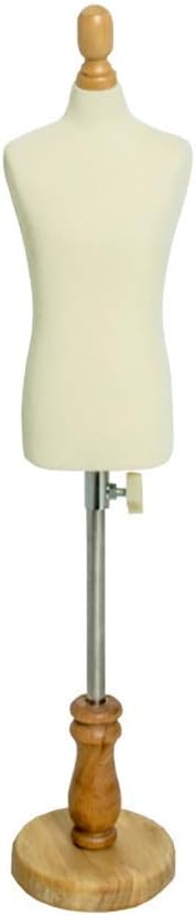 Tailor Mannequin Female Small Dressmakers Dummy Adjustable Height Tailor Manikins Mini Doll Dress Form Display Dollhouse Accessories Decoration Tailor Dummy Adjustable (Color : B Size : 1/3