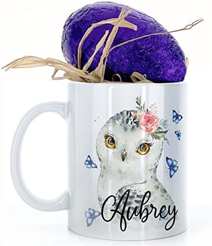 Hairyworm Personalised Mug and Milk Chocolate Easter Egg Gift Set, Customised with Name/Number/Text, (11oz) White Mug with Red Football Shirt, Football Mug
