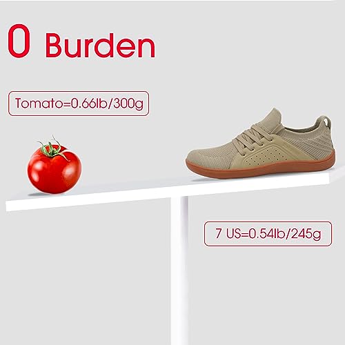 Image of relxfeet Men's Barefoot Shoes Minimalist Cross-Trainer Shoes Wide Toe Walking Shoes Zero Drop Sole Trail Running Sneakers