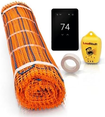 SunTouch Radiant Floor Heating TapeMat Kit Included WiFi Programm...