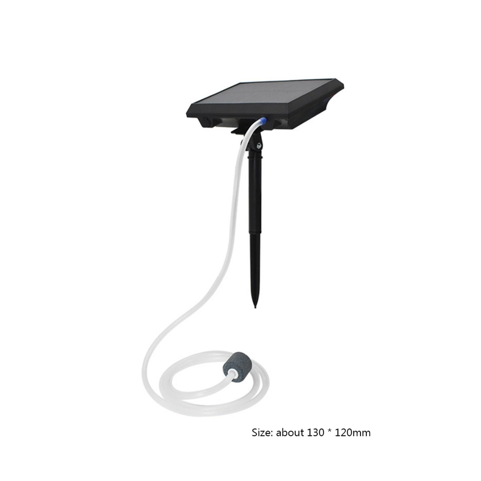 Fontana Solare, Fish Pond Solar Air Pump Ventilatore Aquarium Outdoor Fishing Rotary Oxygen Tool