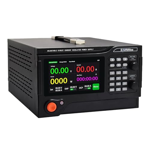 Image of 800V 6A Programmable DC Power Supply with 5-inch LCD Display, Battery Charging Curve Algorithm, Fuse Melting Test, Timer Function, MODBUS RTU & USB Interface for Lab R&D
