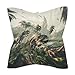 Dinosaurs Triceratops Silk Like Head Scarf for Women Bandana for Hair Wrapping Fashion Accessory Square Hair Scarves 25