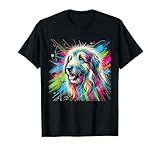 St Brigid Wolfhound Irlandese Arte Colorata