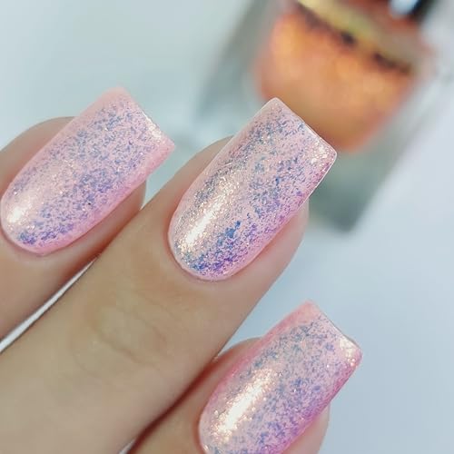 Image of Multi Chrome | Color Changing | Boutique Nail Lacquer | Nail Polish Collection (Coral Caress)