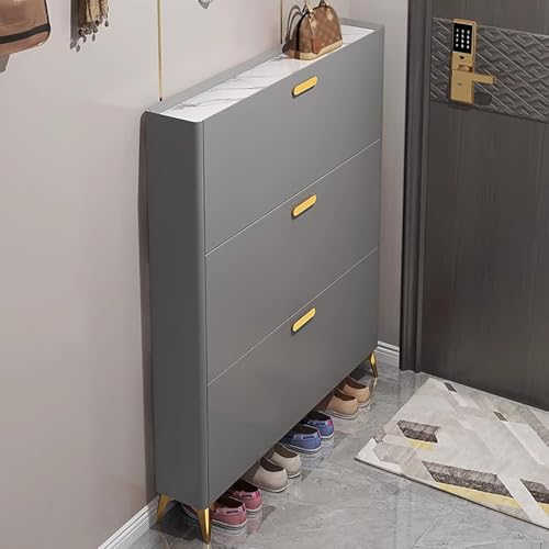 Rangement pour chaussures d'entrée vertical avec compartiments ergonomiques