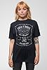 Guns & Roses Men's Guns N' Roses Paradise City Label T-Shirt, Black, Small (Size:Small) #2