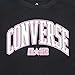 Converse Girls' Graphic T-Shirt and Scrunchie, Black, Small