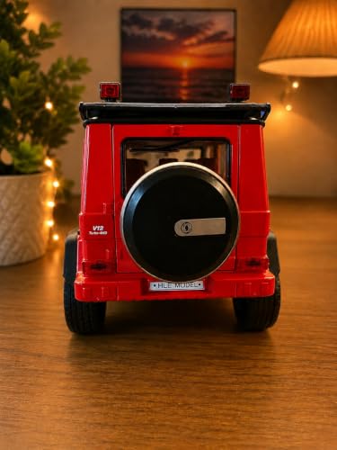 Image of High Speed G-Wagon RC Remote Control Racing Car for Kids | Rechargeable Sports Drift Car Toy for Boys & Girls | Indoor Outdoor Racing Vehicle (red)