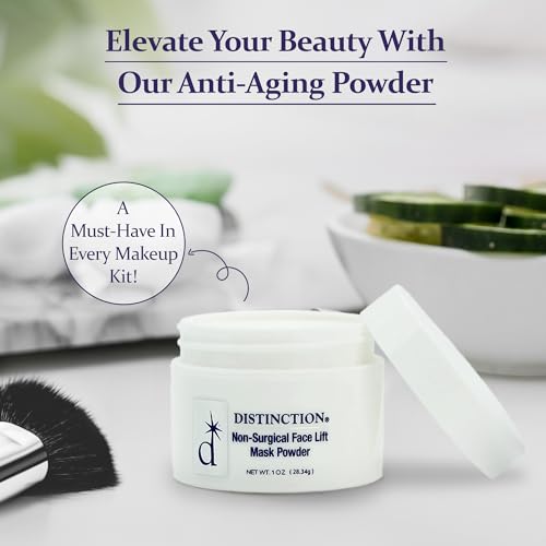Distinction Non-Surgical Face Lift Mask Powder | Antiaging Mask To Tighten & Tone Skin | Contains Vitamin E For Radiant Younger Skin thumb #4