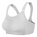 New Balance Women's Shockingly Unshocking Bra, White , 38C