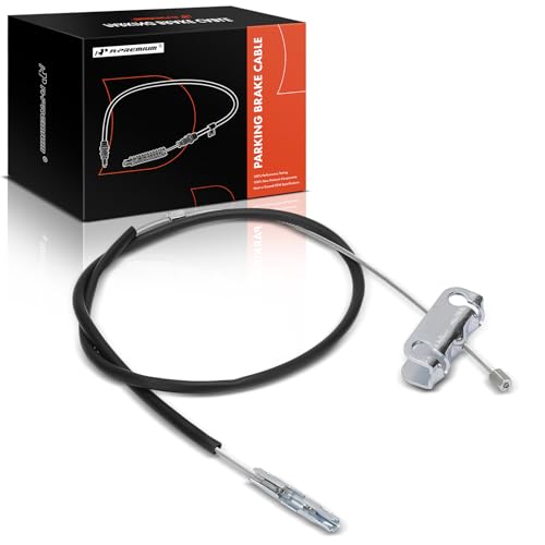 A-Premium Intermediate Side Parking Brake Cable Assembly Compatible with Chevrolet, GMC and Cadillac Models: Tahoe 2007-2008, Yukon 2007-2008, Escalade 2007-2008