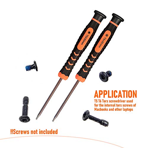 TECKMAN 9in1 Macbook Repair Kit with T5 T6 T8 Torx Screwdriver,P5 Pentalobe,Ph000 Phillips and 2.0Y Tripoint Screwdriver Set for Laptop,Macbook Air and Pro