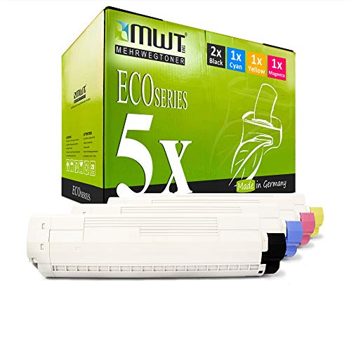 Toner OKI MC 853 873 MWT ensemble 5 cartouches pour une finesse d'impression supérieure