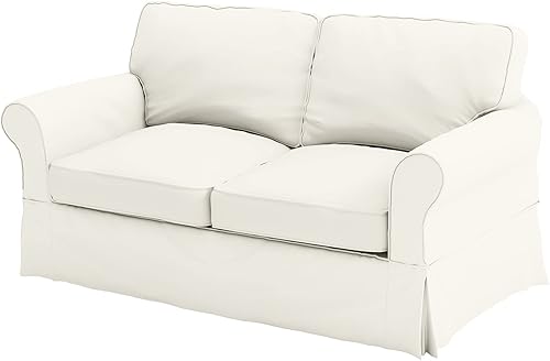 Miniatura 10 de La funda de sofá de algodón solo se adapta al sofá Pottery Barn PB Comfort con brazo enrollado (ancho 64.2 in, no 83.9 in). Una funda de repuesto