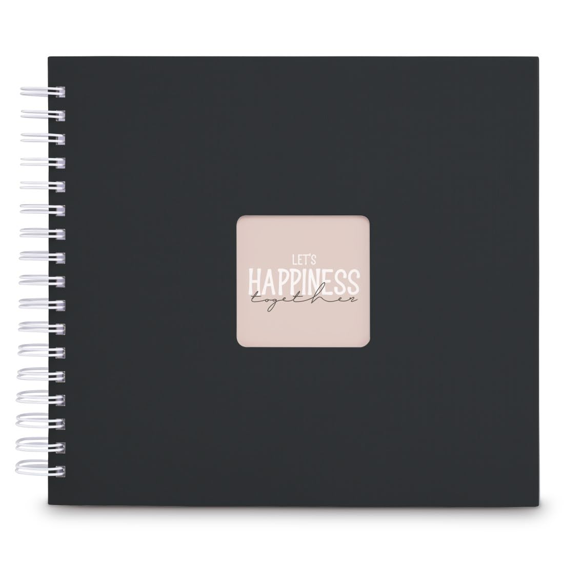 Hama Spiral Album Fine Art 28 x 24 cm 50 White Pages New Black