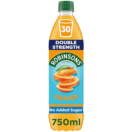 Robinsons Double Strength Orange No Added Sugar Squash 750ml