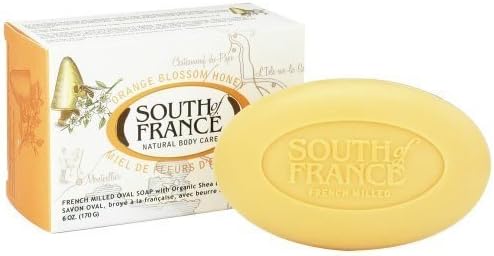 South Of France Bar Soap, Natural, Honey, 6 oz ( Multi-Pack)