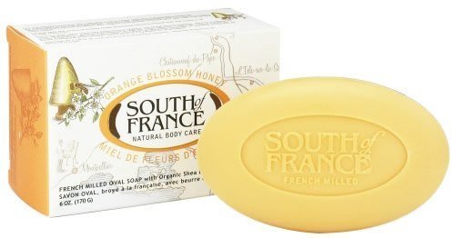 South Of France Bar Soap, Natural, Honey, 6 oz ( Multi-Pack)