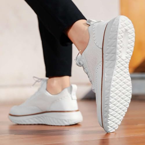 Image of Men's Casual Dress Oxfords Shoes Fashion Business Shoes Wide Feet Lace-up Shoes for Business Office Wedding