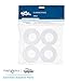 Dolphin Genuine Replacement Part — Notched White Climbing Rings for Ultimate Wall Adhesion (4PK) — 6101611-R4