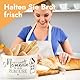 Brotkorb Stoff, Brötchenkorb, Brottasche, VIELE SCHÖNE Momente IM NEUEN ZUHAUSE Geschenk, Brotbeutel Geschenkkorb für Backwaren, Baguettes und Einweihungsgeschenke, 38×22×16 cm