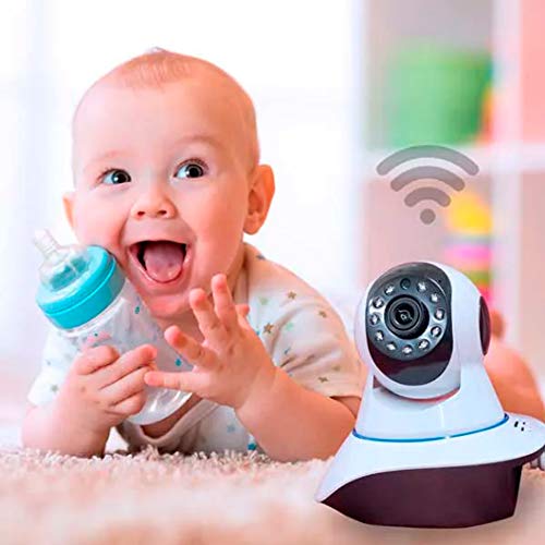 Baba Eletrônica Sem Fio Wifi HD 720p Robo Wireless, Com áudio, Grava em Cartão SD
