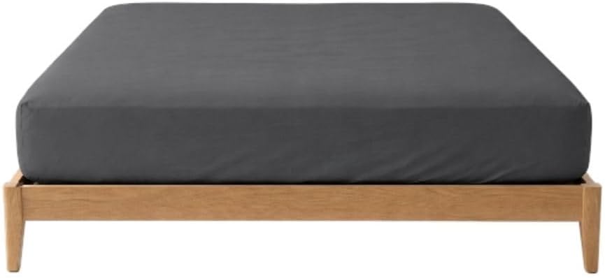 1-PC Fitted/Bottom Sheet Luxury Soft 600 Thread Count 100% Egyptian Cotton Full/Double Fitted Sheet with Elastic All Around - Fits Mattress Upto 8-10 inches, White Solid